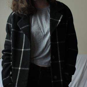 grid peacoat